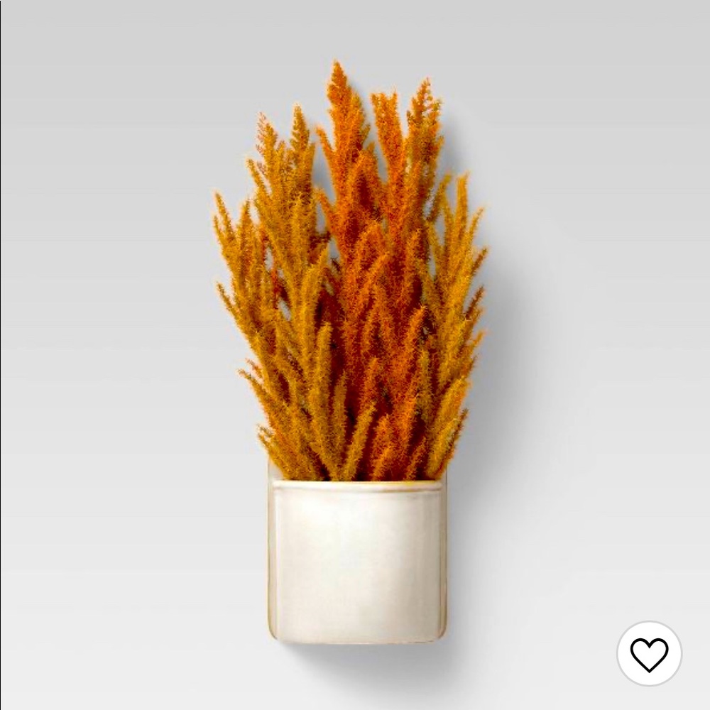 Threshold ceramic wall planters set of two